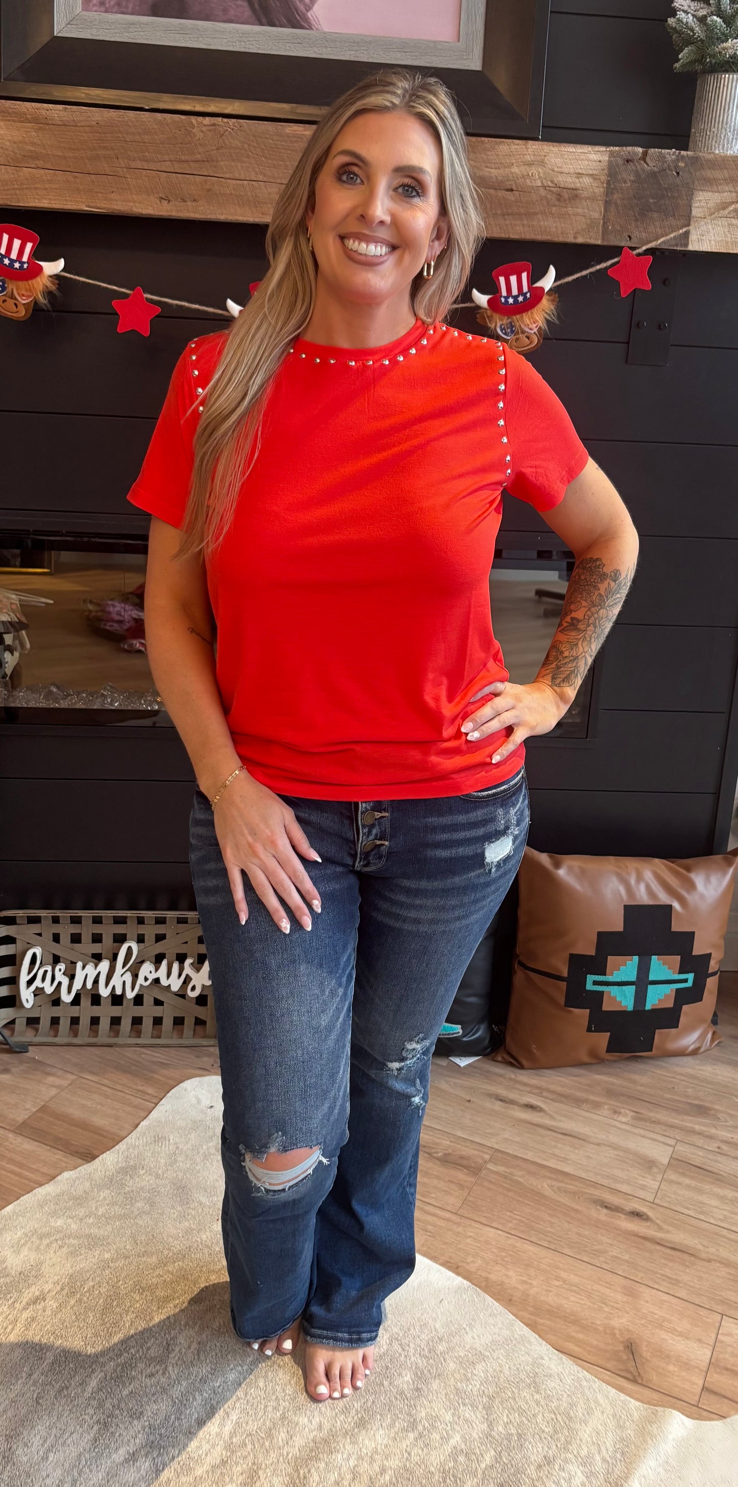 Starry Stud tee