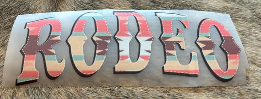 Rodeo western logo tee