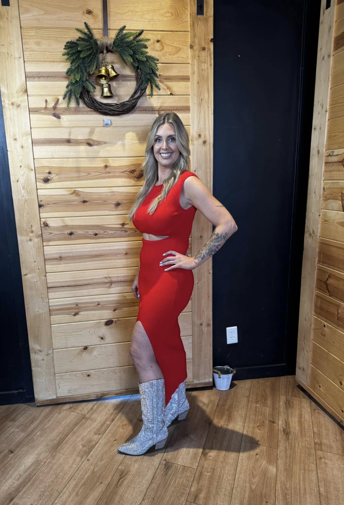Red BODYCON DRESS