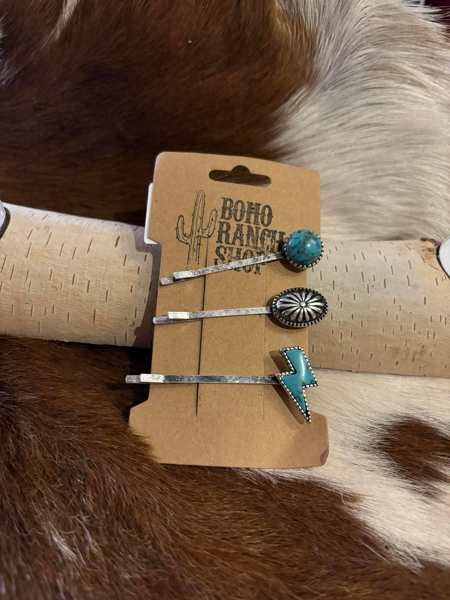 Western Hair Bobby Pin Set - wedding, prom hair, bridesmaids