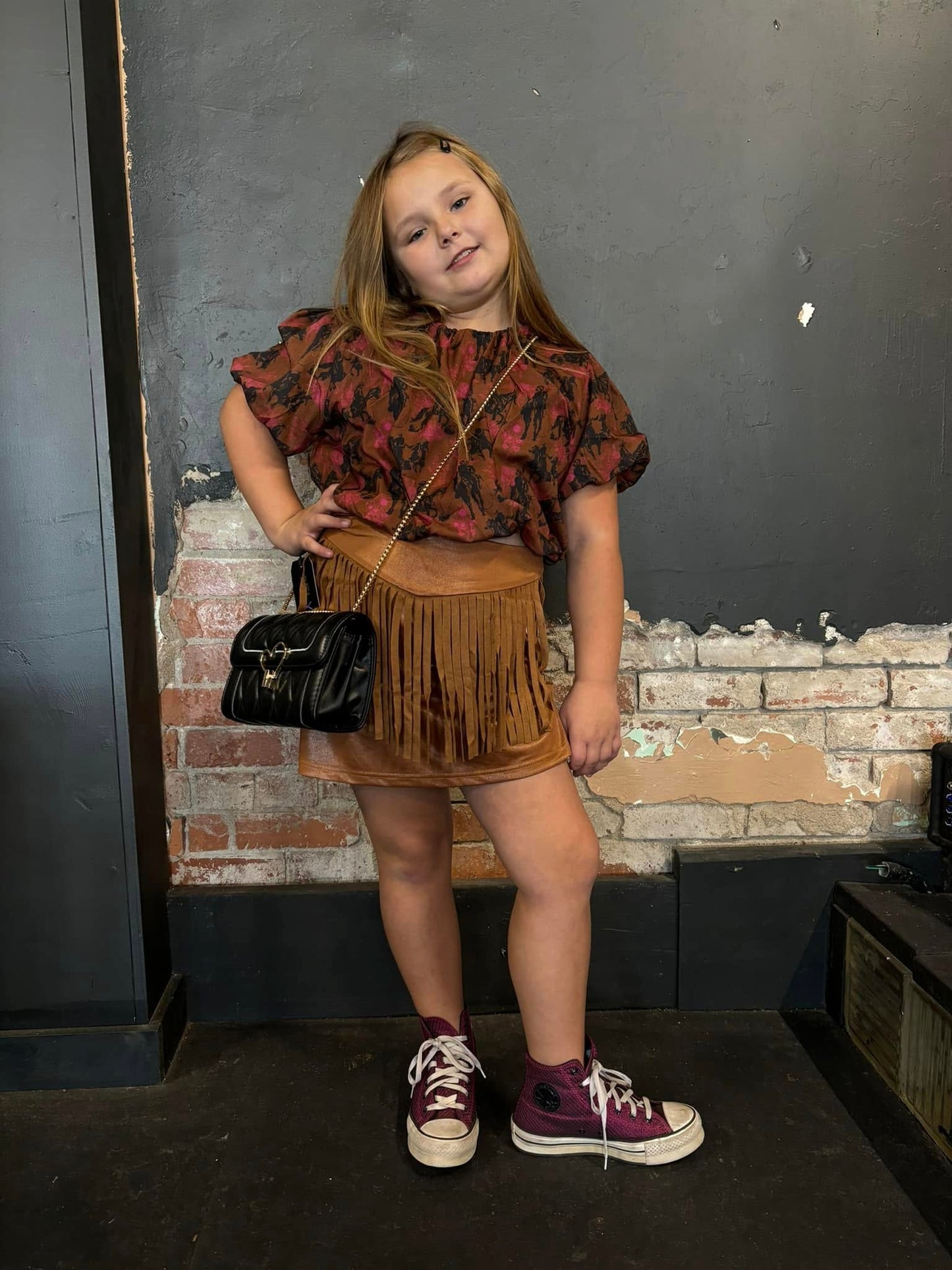 ROUND UP SKORT* SADDLE