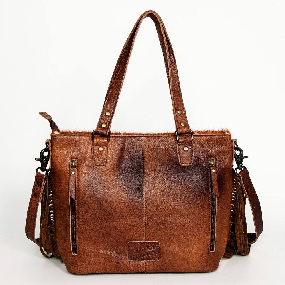 Axis Hair-On Genuine Western Leather Women Bag conceal & carry