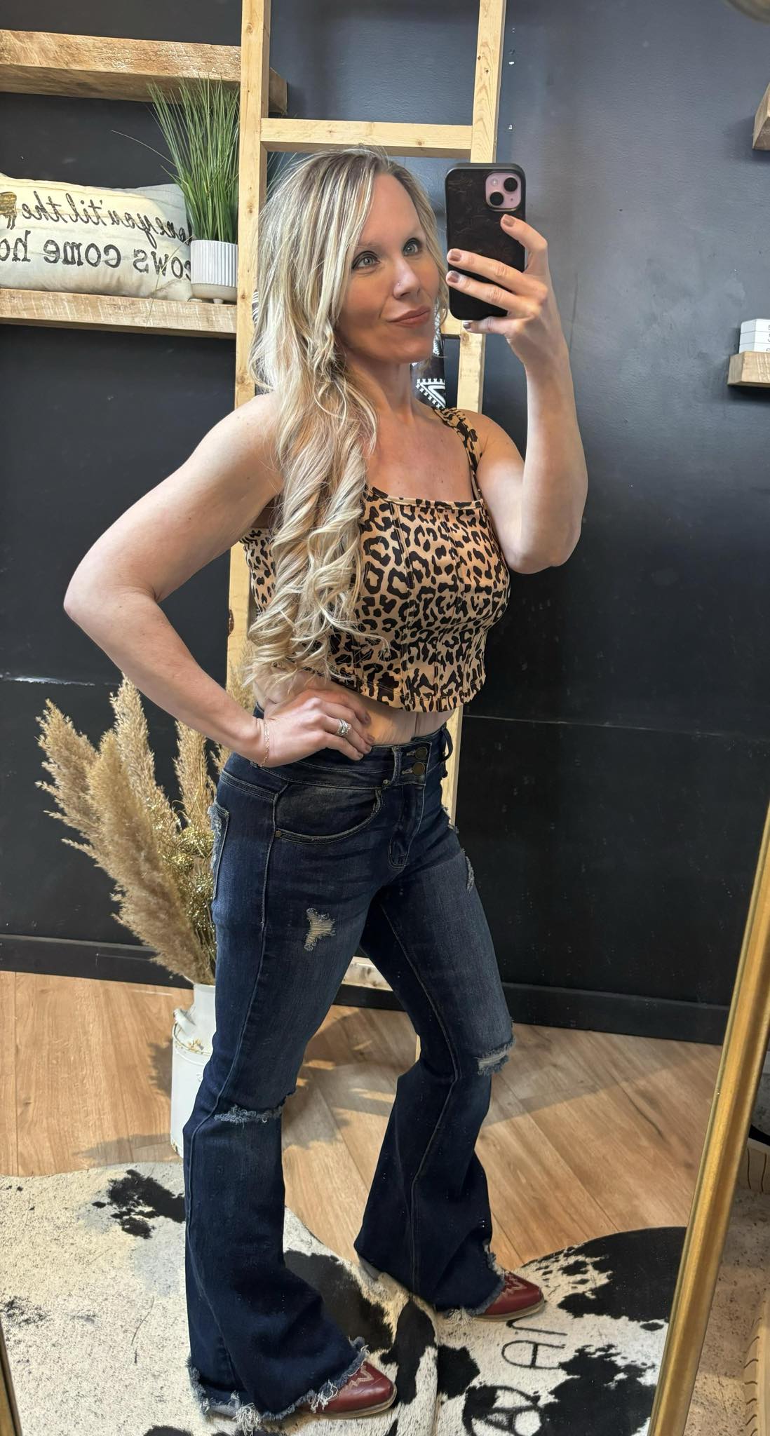 Leopard corset