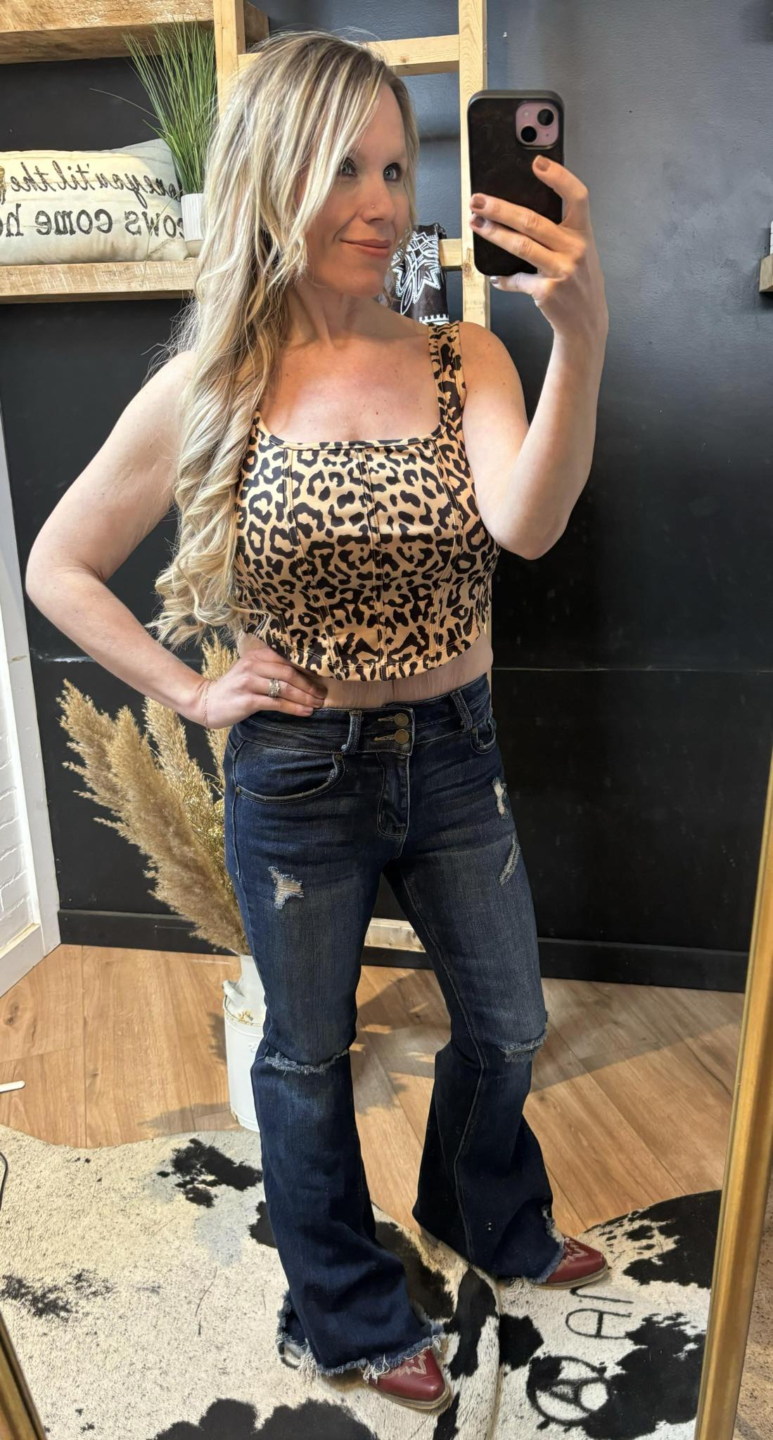 Leopard corset