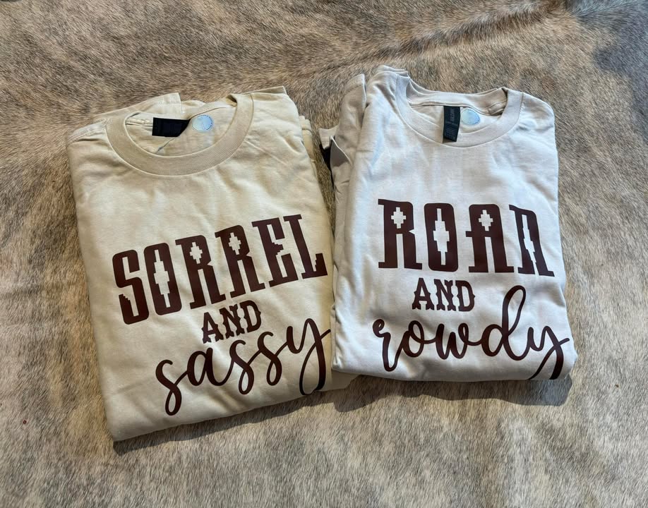 Roan and rowdy tee