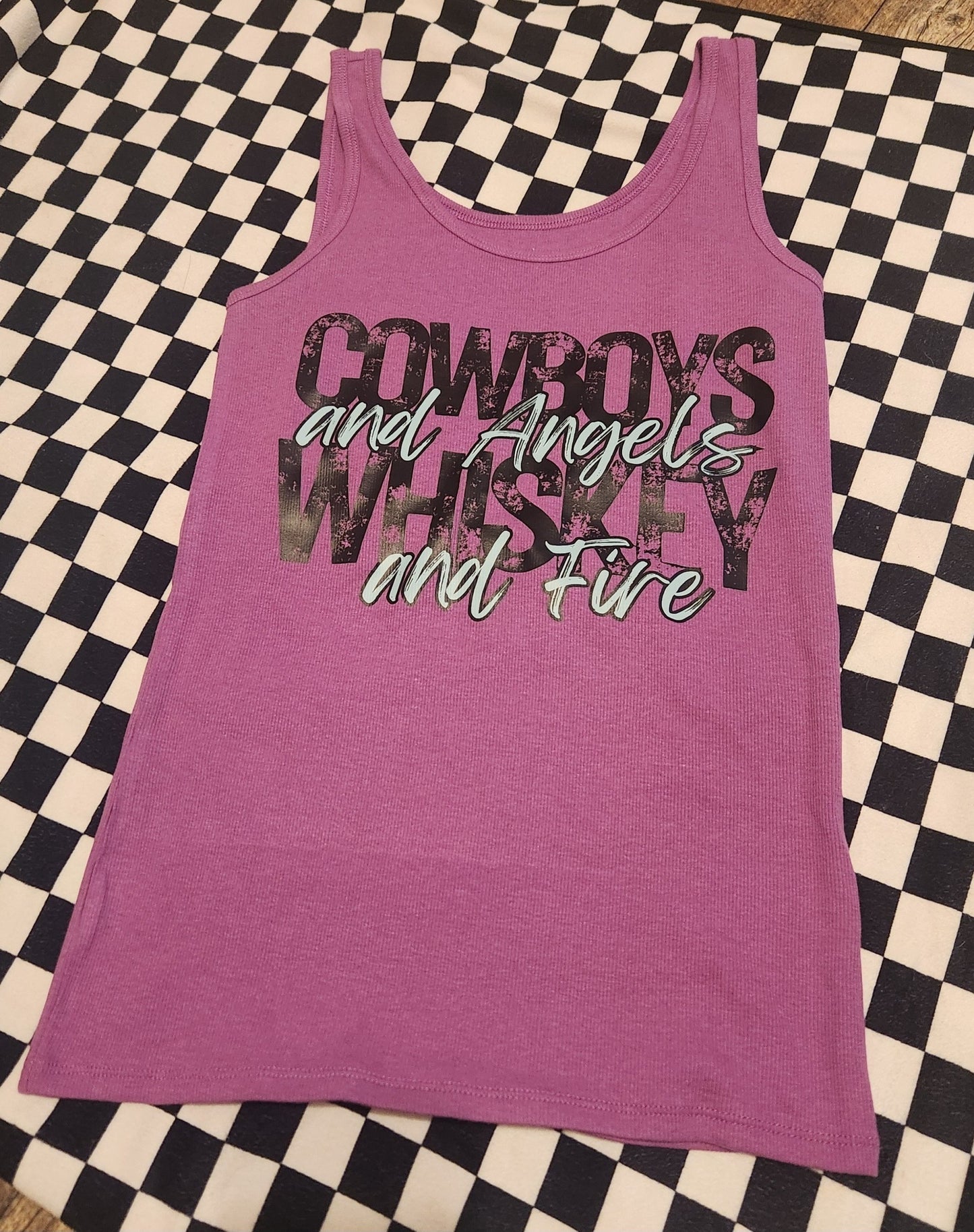 Cowboys & whiskey Angels & fire