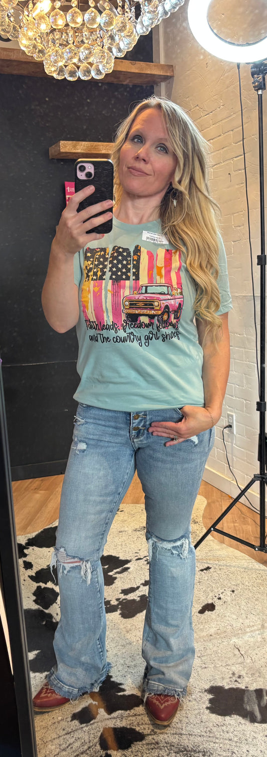 Faith leads freedom follows