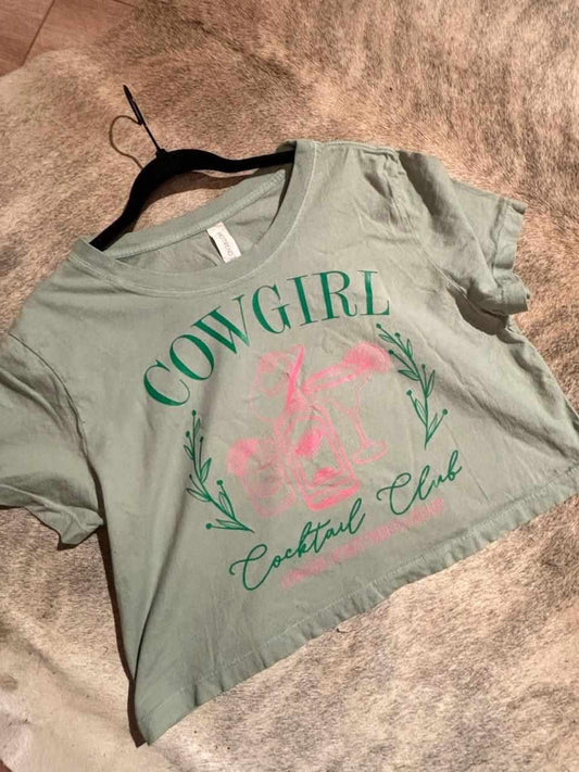 Cowgirl Cocktail Club crop top