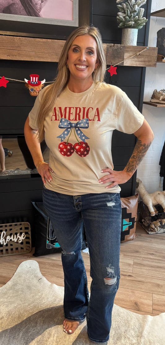 American cherries tee