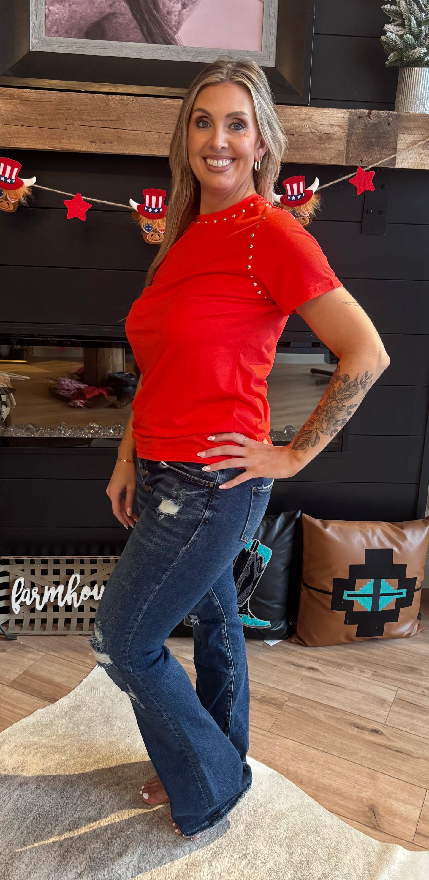 Starry Stud tee