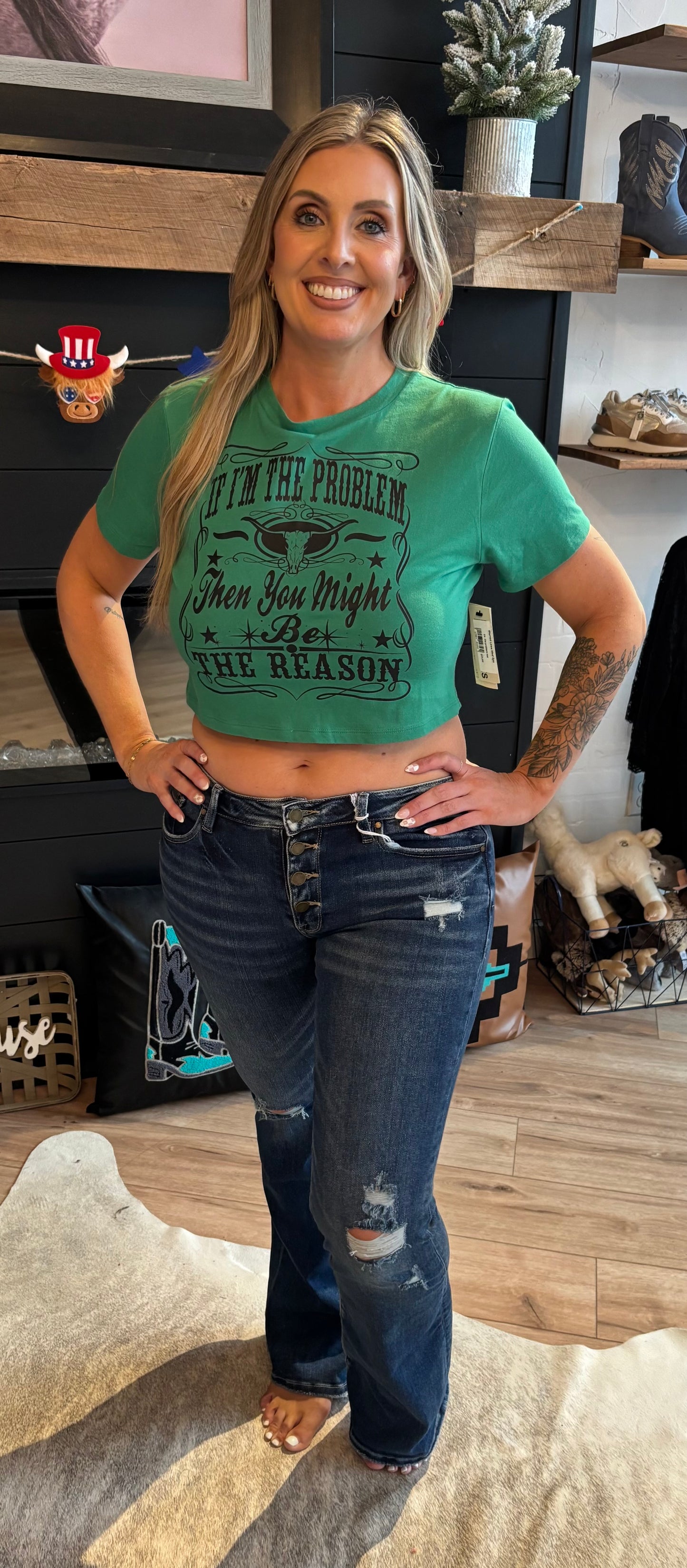 You might be the problem crop