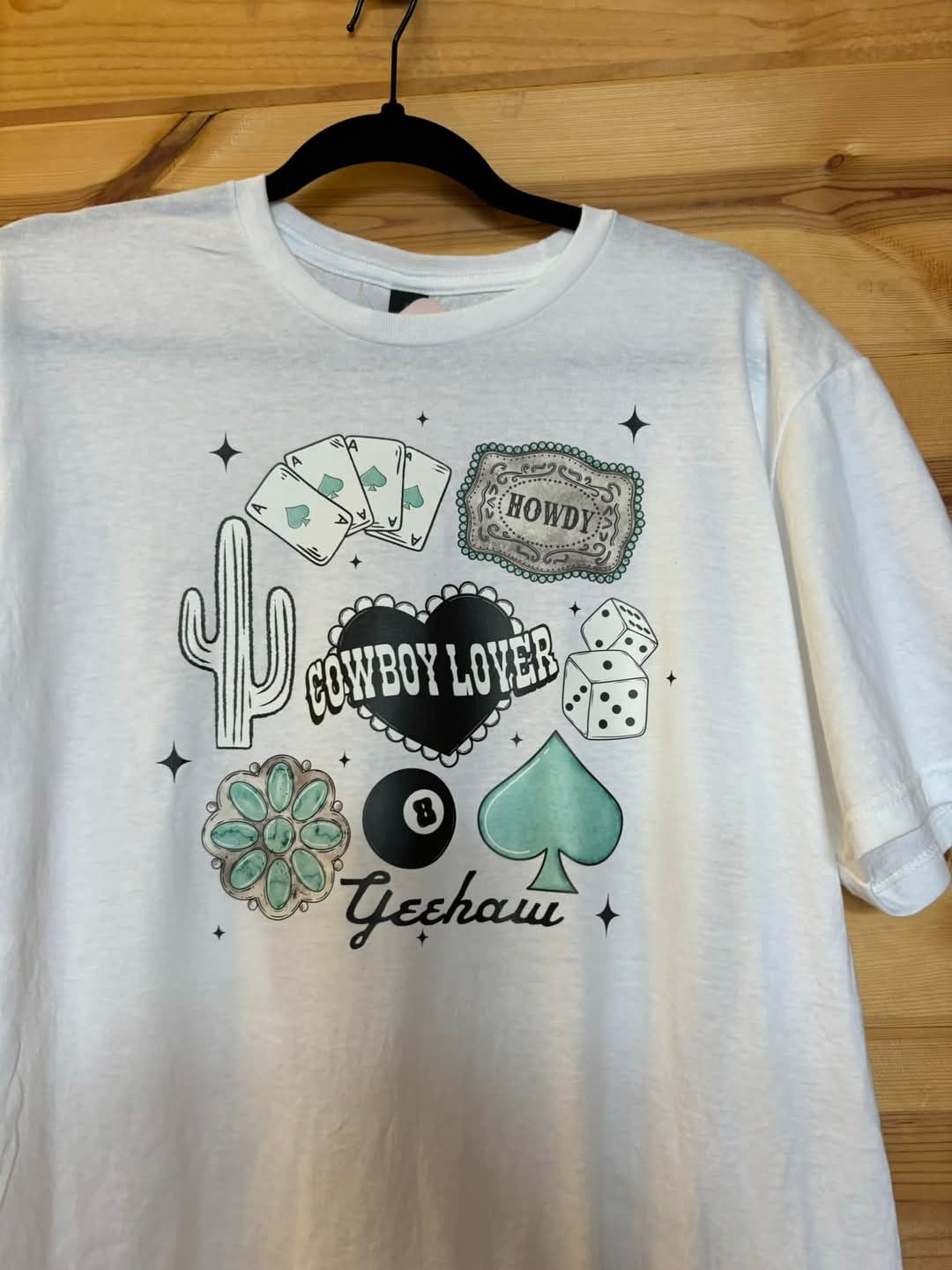 Lucky cowboy tee