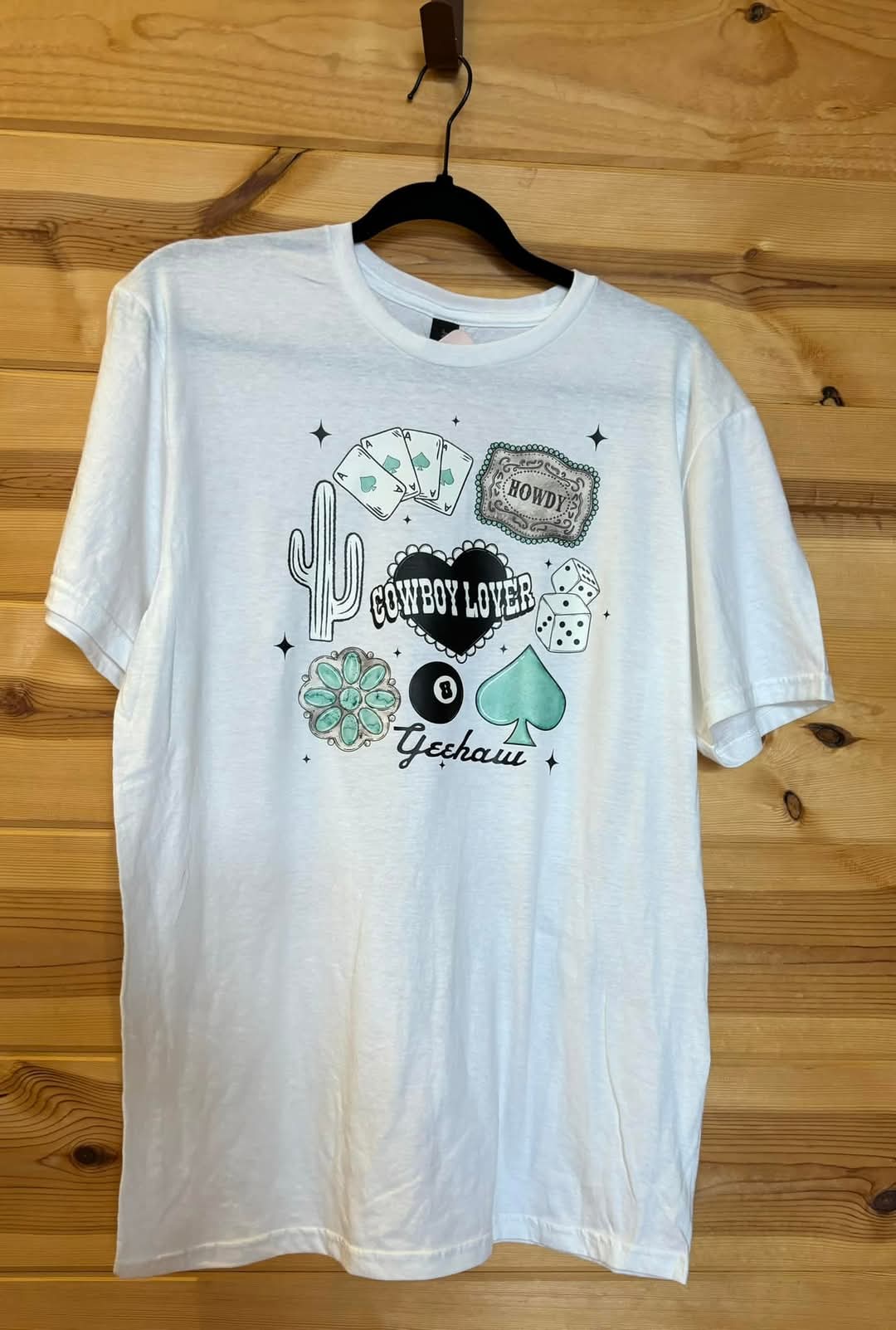 Lucky cowboy tee