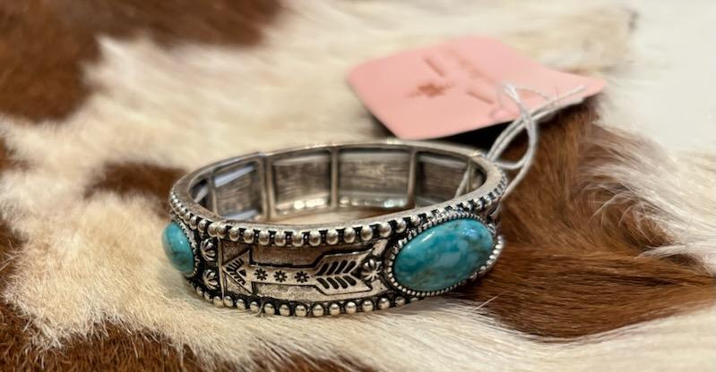 Western Arrow Stackable Stretch Bracelet