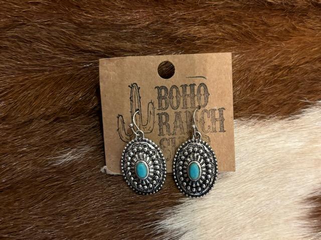 Western Stone Dangle Earrings
