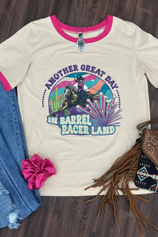 Barrel racer land tee