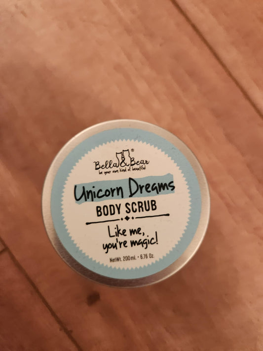 Bella and bear- unicorn dreams scrub