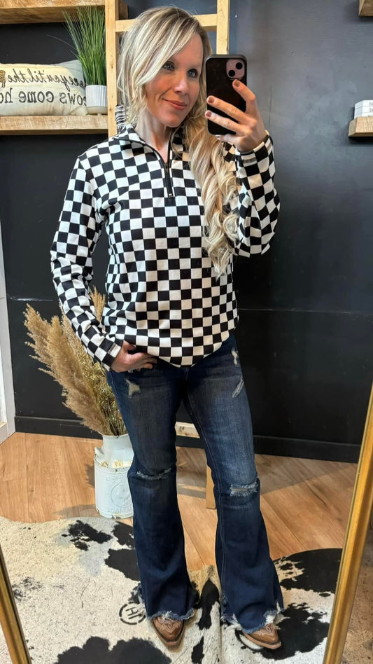 Round the track pullover