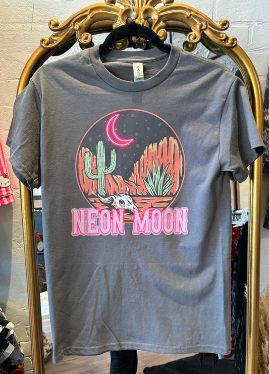 Neon moon tee