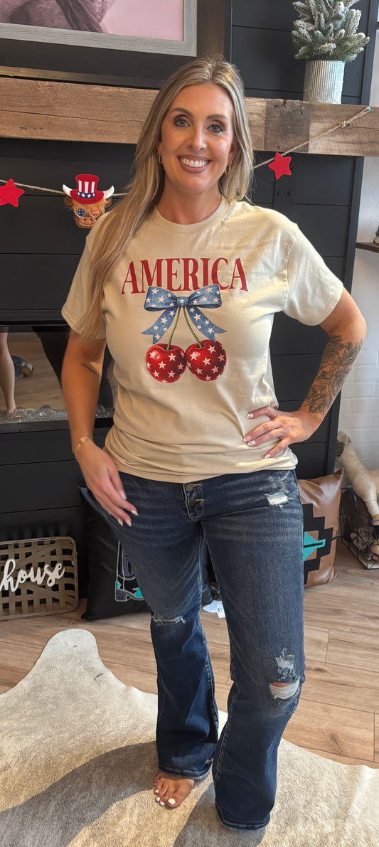 American cherries tee