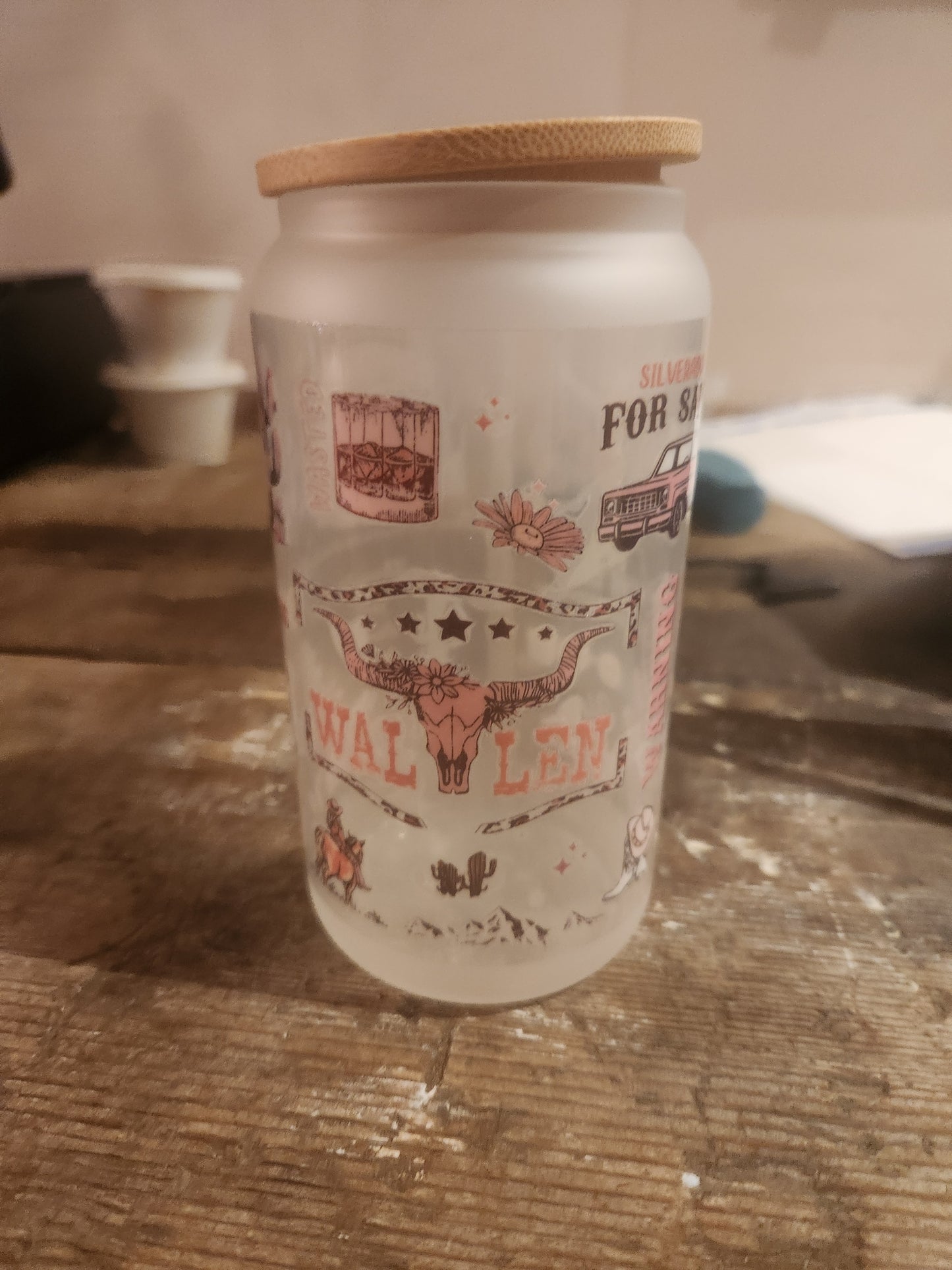 wallen 16 oz glass