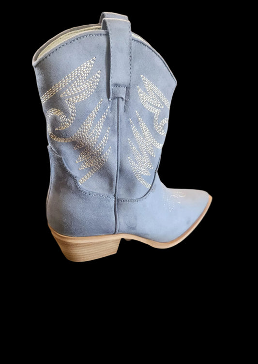 Zahara Blue Suede boots