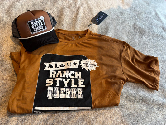 Ranch style queen trucker hat