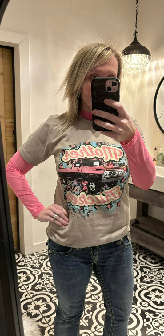 Mother Trucker Graphic T-Shirt