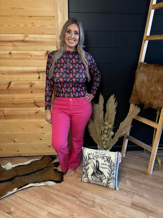 Walking West Denim Pink