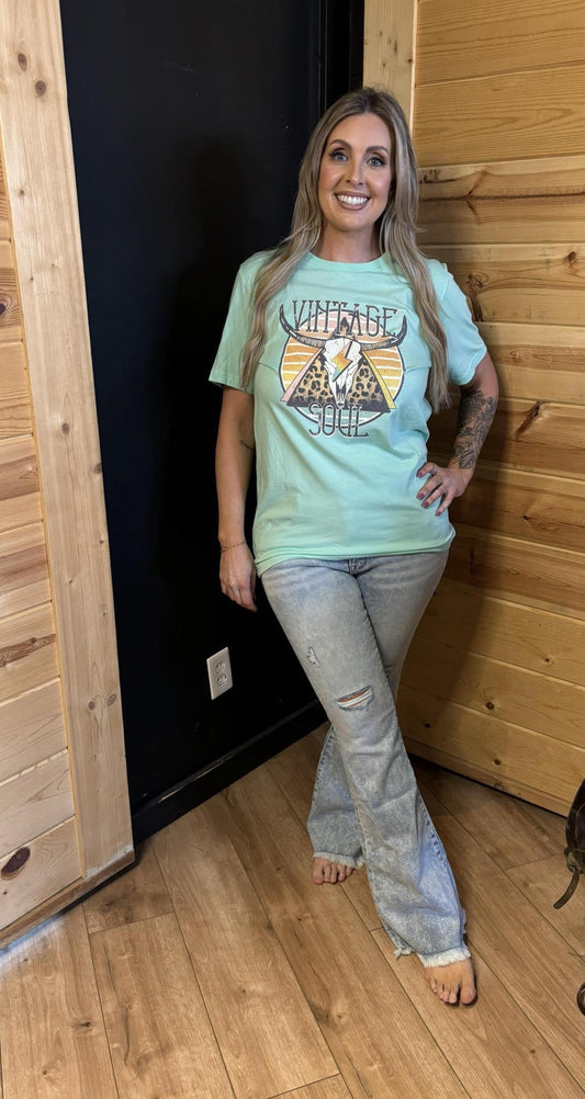 Vintage Soul | Western | Cowgirl | Graphic Tee