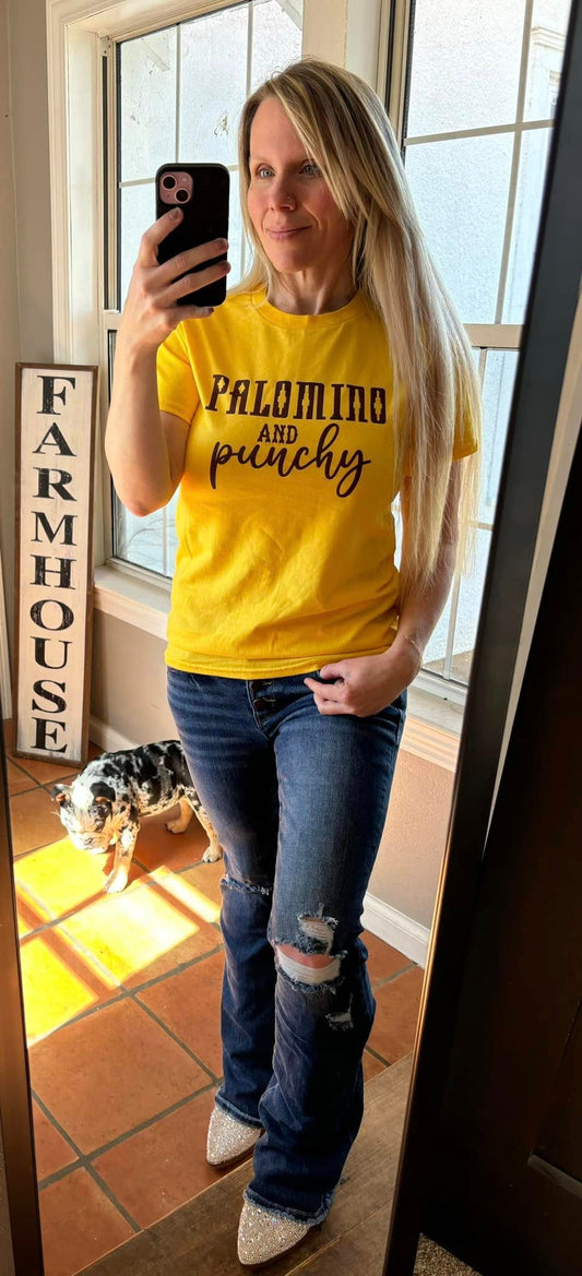 Palomino & punchy tee
