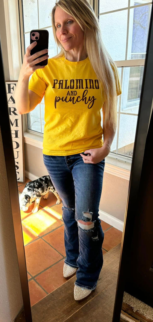 Palomino & punchy tee