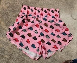Pink Cowboy Hat Shorts
