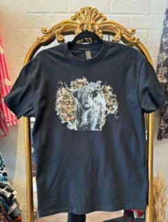 Highland cow tee