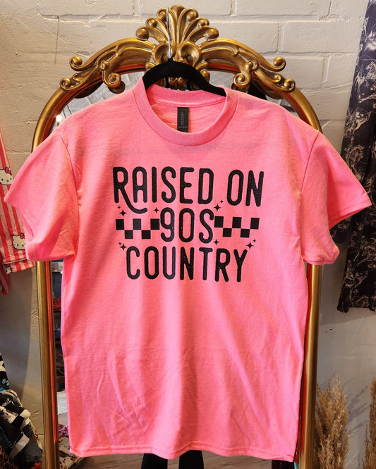 Raised on 90's country tee