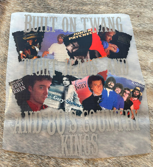 Built on twang and 80s country tee