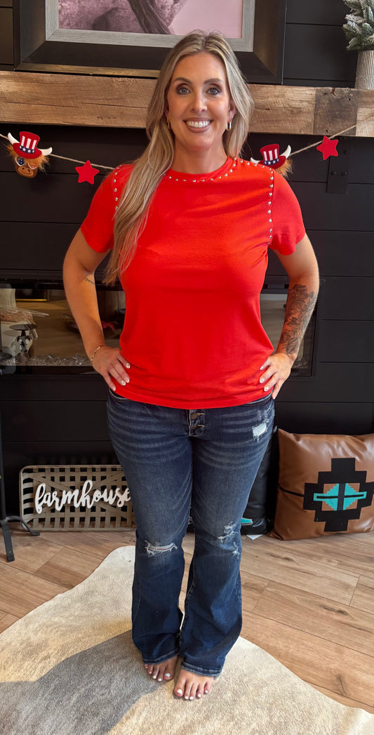 Starry Stud tee