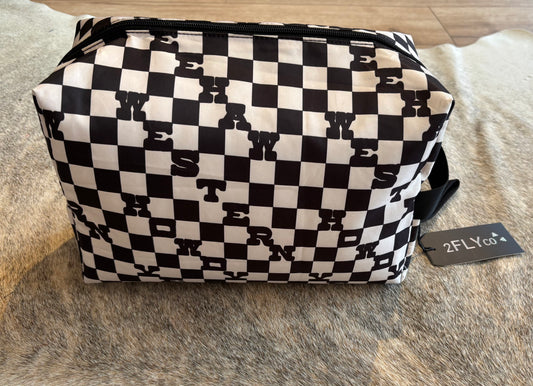 Western slang lg cosmetic bag