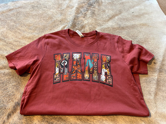 Wild mama tee