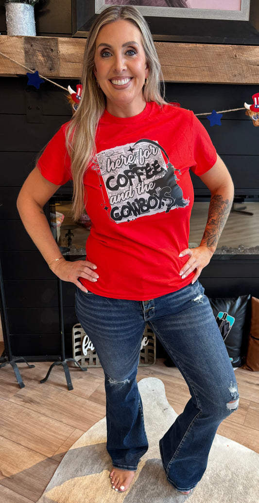 Coffee and cowboys tee
