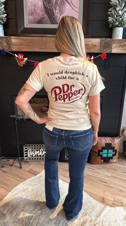 Drop kick a kid for DP tee