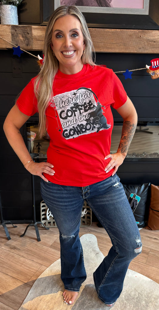 Coffee and cowboys tee