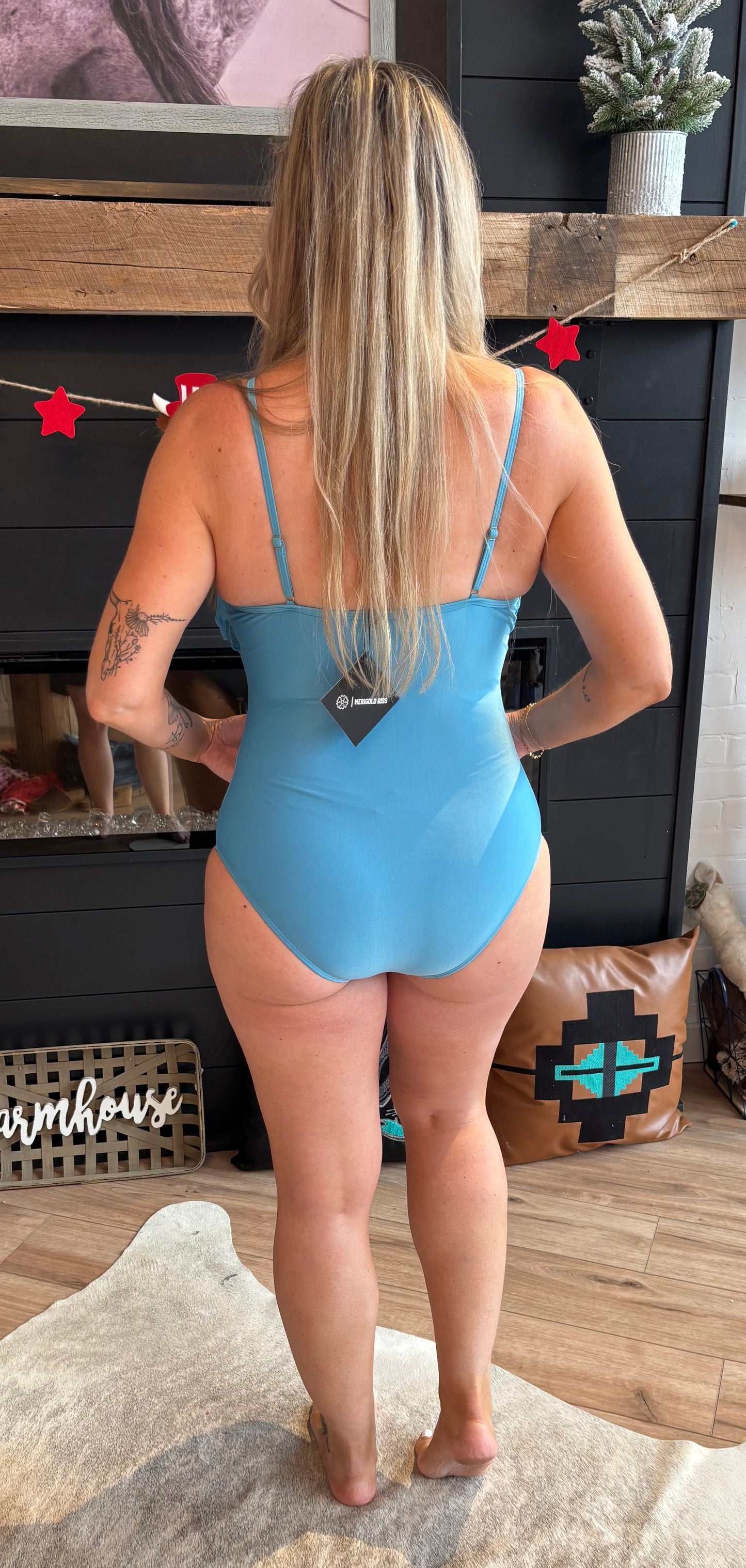 Havasu One Piece Fringe Swimsuit -2 colors