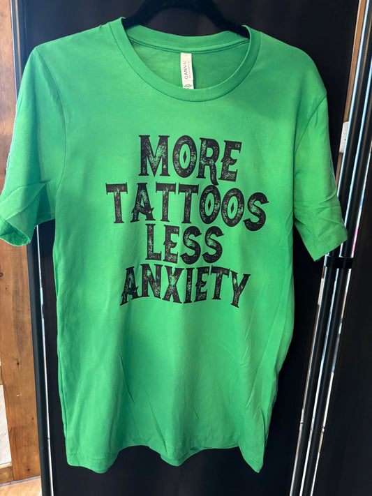 More tattoos less anxiety