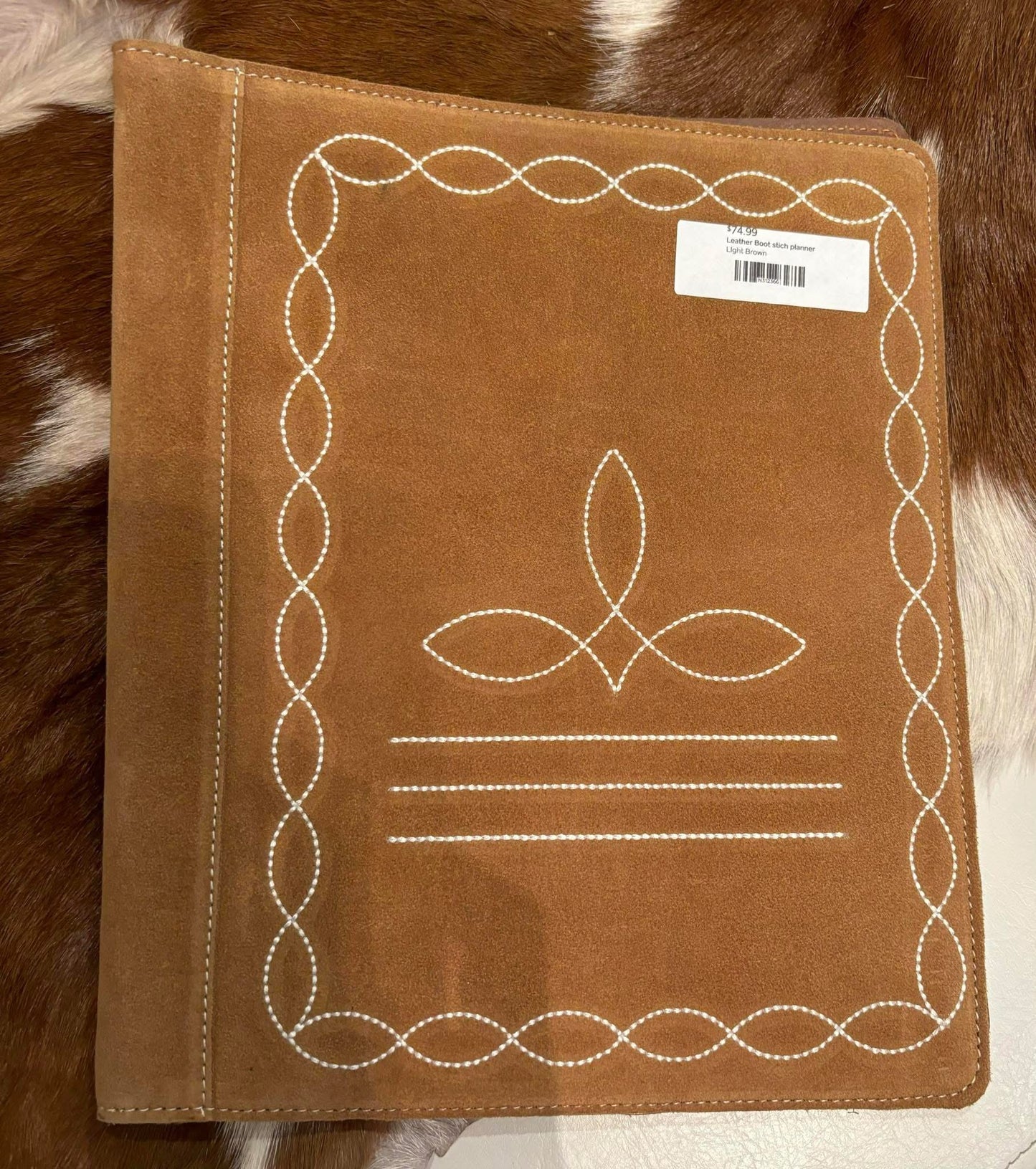 Leather Boot stich planner