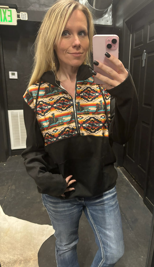 Turn and burn hoodie