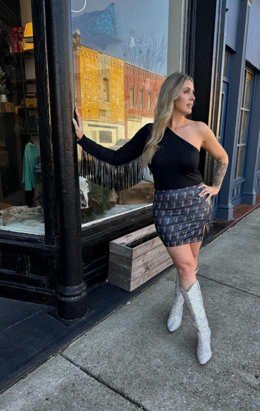 SIDE SADDLE SKORT