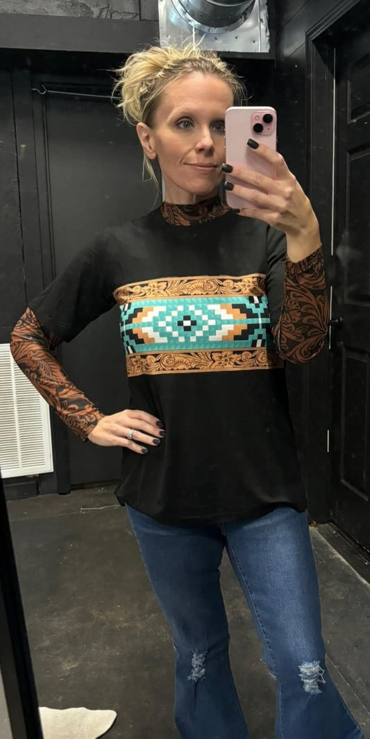 The Native cowgirl top