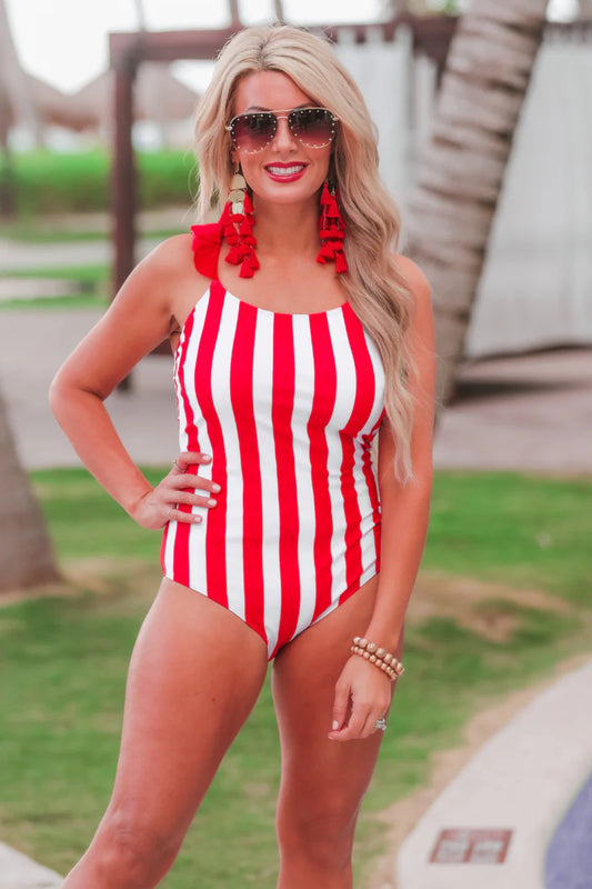 Set sail striped one piece