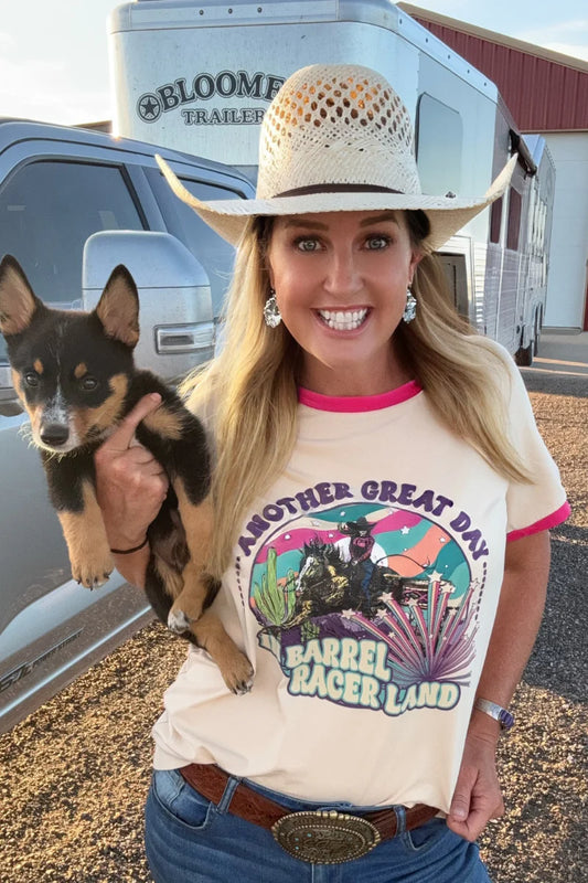 Barrel racer land tee